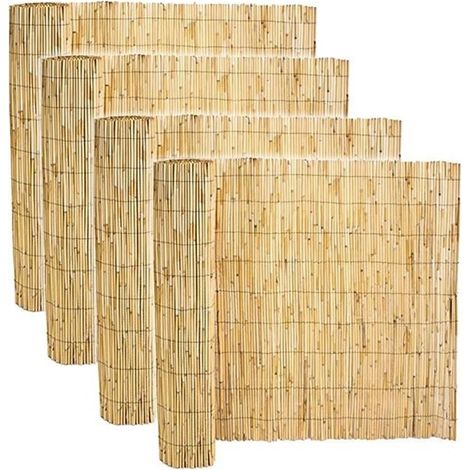 Canisse en bambou JUANIO - Clôture de jardin - Longueur 500 x Profondeur 120 cm (1/4)