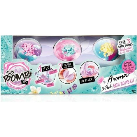 CANAL TOYS - So DIY - Kit pour creer 3 boules de bain effervescentes - Aromatherapie - So Bomb - Bath Bomb 3 Pack - BBD 039 (1/5)