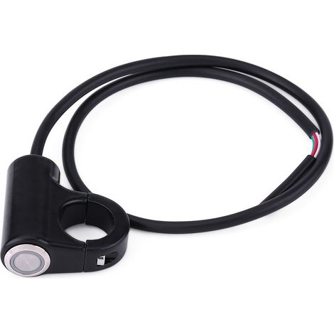 Commutateur de Guidon de Moto 7/8 "22mm Interrupteur de Montage sur Guidon Commutateur de Commande Bouton-poussoir Feux Antibrouillard Marche/Arrêt(Style A) (1/5)