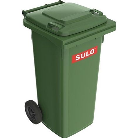 Müllgroßbehälter 120l HDPE grün fahrbar,n.EN 840 SULO