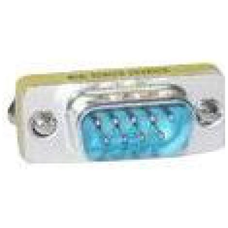 Changeur De Genre DB-9 - Adaptateur Male Vers Male - Pour Câbles RS-232 - Connectique Série - 1 Pièce