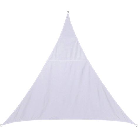 Vela triangolare bianca in poliestere curacao 3x3x3m - Hespéride
