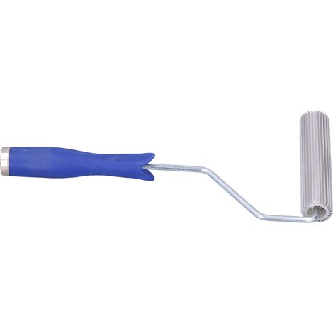 Rouleau aluminium strié Φ30×125mm pour stratification fibre de verre, outil de démoulage manuel, nettoyable à l’acétone, antichoc. (1/5)