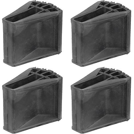Lot de 4 protections pliables pour pieds d'échelle, protections polyvalentes pour pieds d'échelle, patins antidérapants (1/5)