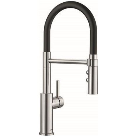 mezclador con rociador de acero inoxidable - 525792 - blanco -