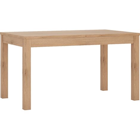 Esstisch erweiterbar 140-180 cm SANFORD-129 in Eiche hell Nb., B/H/T: ca. 180/77/85 cm (1/5)