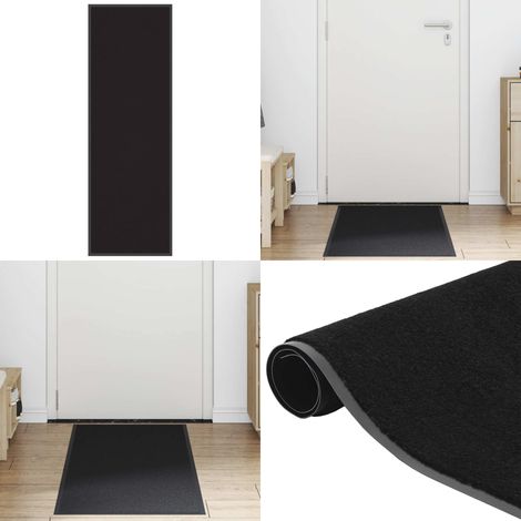 vidaXL Paillasson noir 60x180 cm (1/5)