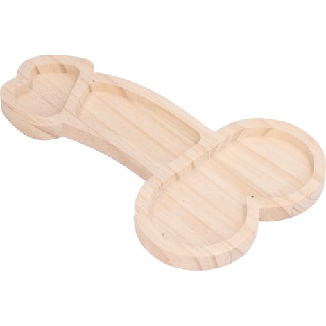 Planche Apéritif Originale 24cm 3 Parties Sans BPA Plateau Fromage Bois de Hêtre Pratique pour Cadeau Fête Maison (1/5)