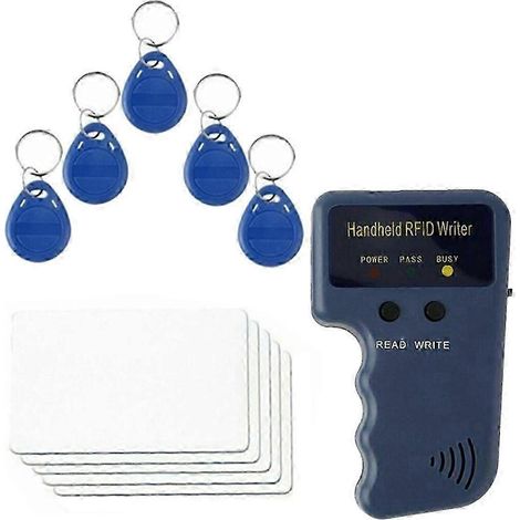 Copieur-enregistreur RFID EM4100 125 kHz + porte-clés d'identification réinscriptibles EM4305 (T5577) (1/5)
