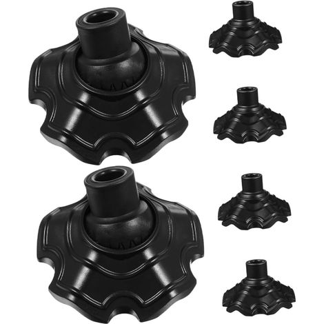 Lot de 6 protège-pieds de chaise de camping, housses antidérapantes (1/5)