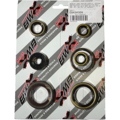 KIT DE RETENES DE MOTOR BEARING WORX KTM SX-F 250 '05-'12, XC-F 250 '07-'12, XCF-W 250 '07-'10/'12-'13 (822320)