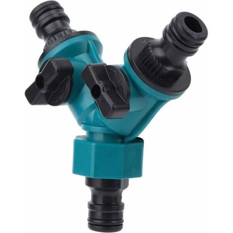 Three-Way Adapters Y-Type Connector Water Hose Joint with Switch (1/5)