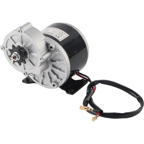 Moteur électrique MY1016Z 12V 350W DC 9T à réducteur pour kit scooter électrique vélo (1/5)