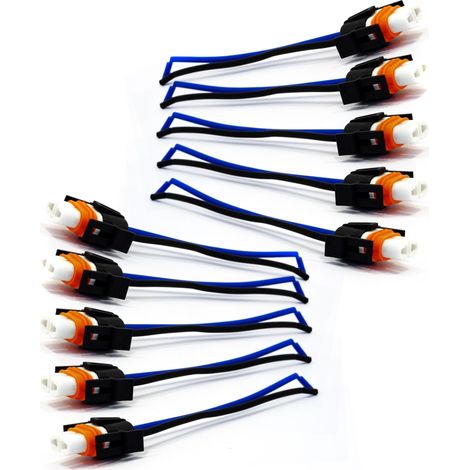 Keramikfassung H4 Würfel für 12V / 24V Beleuchtung H8/H11/H9 x 10 (1/3)