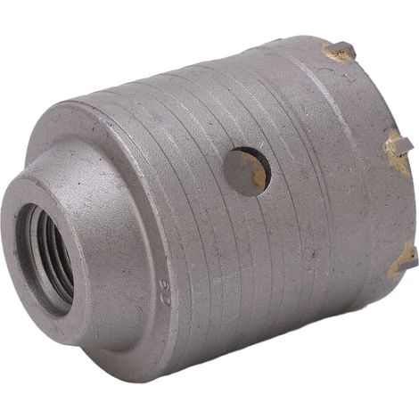 Scie cloche en carbure de 60 mm, foret creux pour tubes, alésoir pour murs, pierre, béton, briques