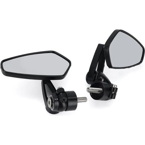 1 Paire Rétroviseur Moto Rétroviseur Guidon Embout Rétroviseur Gauche Droit Vue Arrière pour Kawasaki Z900 Z900SE 2017-2023 Z400 Z 900 SE 400 Rétroviseur latéral (1/5)