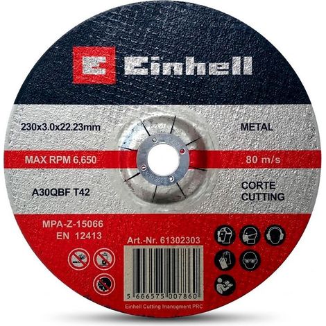 KWB disco abrasivo inoxidable 230x2x22 mm corte 49711833 , Disco abrasivo para inoxidable 230 × 2 × 22 mm de corte 49711833, diseñado para realizar cortes rápidos, precisos y limpi