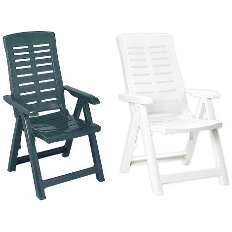 POLTRONA PIEGHEVOLE YUMA PROGARDEN PP BIANCO CM 60X61 H.CM 109 (1/10)