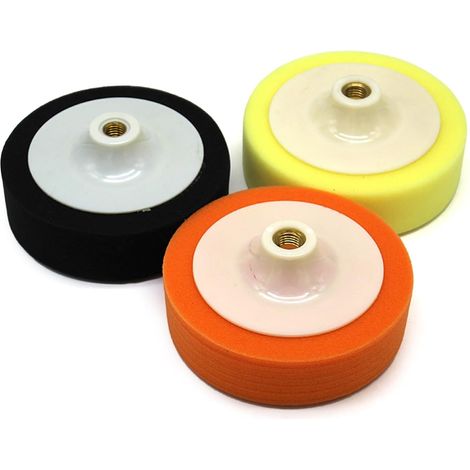 150mm Car Polishing Head Buffing Mop Pad Sponge For M14 Thread With 6 Inch/15cm Car Polishing Waxing Pad Polishing Pads Set (1/5)