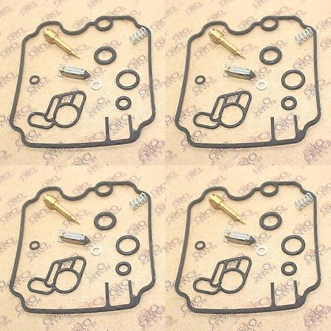 Kit de réparation de carburateur (4 pièces) pour BMW XJ600 NH 4BR 1994-1995, XJ600SH, XJ600SN, SN, XJ 600 NH SH SN : joint, soupape à flotteur et vis de ralenti. 4 (1/4)
