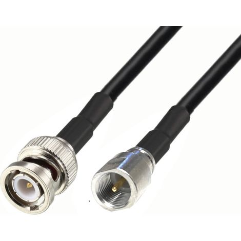 Cavo antenna con connettore BNC / connettore FME RG58, 2 m