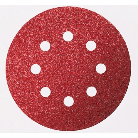 Papier abrasif pour ponceuse excentrique 125mm – Grain 40 – 25 feuilles auto-agrippantes – Bosch Accessories 2607019491