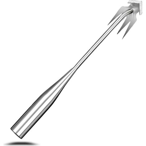 Désherbeur Manuel Debout avec 4 Griffes en Acier Inoxydable – Arrache Pissenlit Ergonomique 39,5cm,Outil de Jardinage pour Éliminer les Mauvaises Herbes sans se Pencher,Désherbeur de Jardin Manuel (1/5)