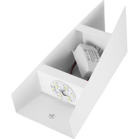90–260 V Muster-Wandleuchte Lumière, moderne Eisenwandleuchte für Schlafzimmer/Flur, Weiß, Warm