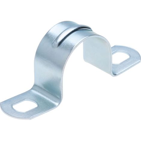 Support de tuyau de type U pour tuyau diamètre 13 mm Pince d'ancrage, Colliers de selle pour tuyaux, Pince à préhension, raccords de demi-tube en forme de U pour tuyaux, câbles, tuyaux d'arrosage (25 (1/5)