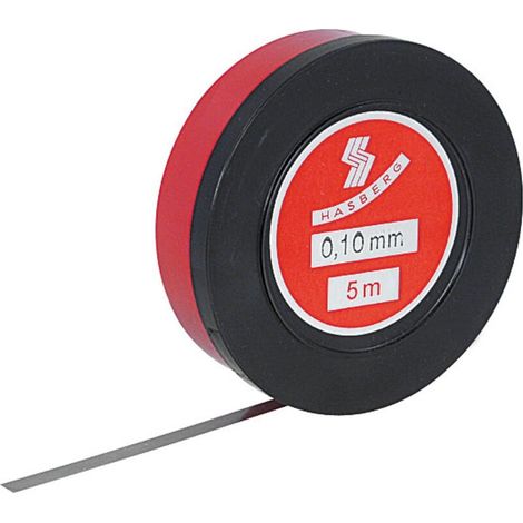 Hasberg Fühlerlehrenrolle 6 mmx5 m, C-Stahl, Dicke: 0,3 mm
