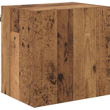 Maison Exclusive - TV-Wandschrank Wandmontiert Altholz 40,5x30x40