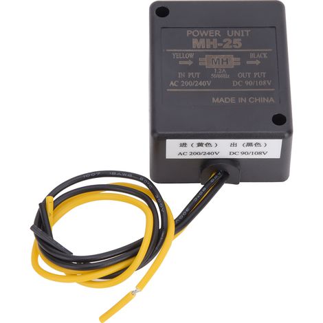 BERM@ MH-25 Redresseur de Frein Moteur AC 200-240V, Sortie DC 90-108V, 1.2A, 50/60Hz, Unité d'Alimentation (1/5)