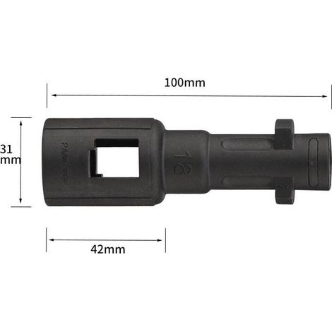 Baïonnette Raccord Convertisseur Adaptateur Pour Lavor À Karcher Série K Laveuse À Pression (1/4)