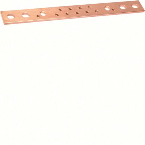 Barre Cu perforée M6 400A 30X5 longueur 280 (UM30A3)
