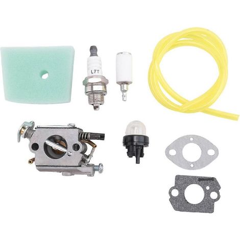 Filtre à air de carburateur pour débroussailleuses Husqvarna 123 223 322 323 325 326 327 Zama C1Q-EL24 Carburateur 50328340 () (1/5)