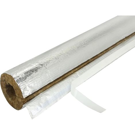 Armacell – Coquille en laine minérale 89mm – Isolation thermique pour conduites de chauffage – Épaisseur 50mm – Conductivité 0.038 W/(m*K)