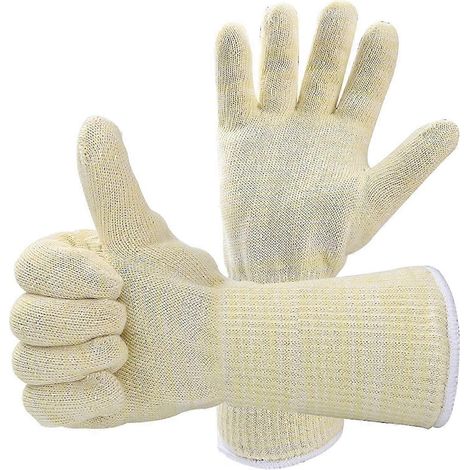 Paire Gants de Barbecue Gant Anti-Chaleur Taille Universelle Grill - Gants de Cuisines Résistant Jusqu'à&39 500C Gants de Four pour BBQ, Grillades, Cuisson (1/5)
