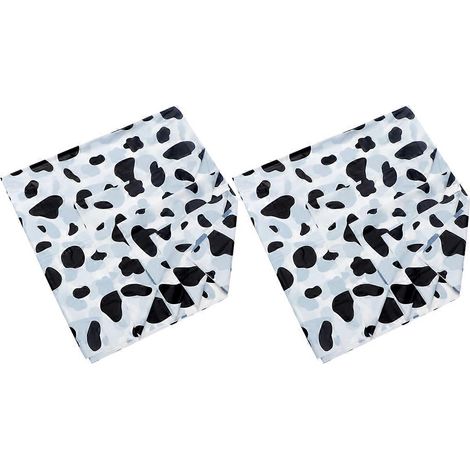 Nappe jetable à motif vache imprimée créative pour fête (lot de 2) (1/5)