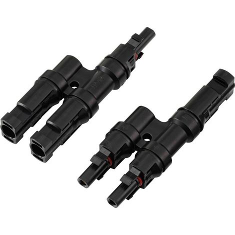 Kit de connecteurs de dérivation PV 2x TC-13805792 noir TRU COMPONENTS Contenu: 2 pc(s) (1/3)