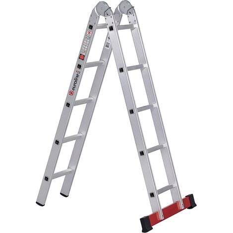 Euroline Premium 317 Klappleiter 2x5 Sprossen (1/2)