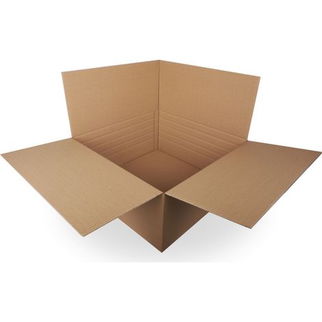 10 x Faltkartons 660x660x300mm Versandkartons zweiwellig mit variabler Höhe (1/3)