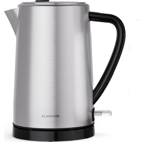 Klarstein Verosteel hervidor de agua 1,7 litros 2200 W base giratoria 360° diseño moderno en acero inoxidable (1/5)