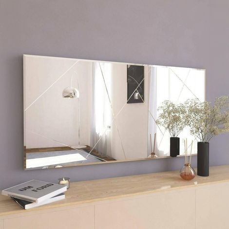 Miroir Grenouille, Miroir, décoration Murale, 60 x 2 x 170 cm, Blanc (1/5)