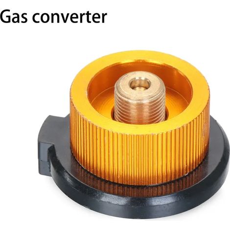 Adaptateur de gaz pour réchaud de camping, accessoires de survie pour réchaud de camping, équipement de remplissage de cartouches de butane, fournitures de cuisine de camping, réchauds portables (1/5)