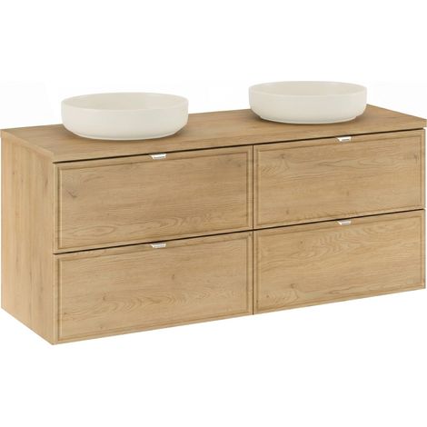 Mueble doble lavabo 120cm Elias Madera (1/4)