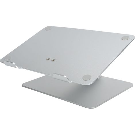 Support d'ordinateur portable ajustable en aluminium, socle de refroidissement ergonomique pour bureau (1/5)