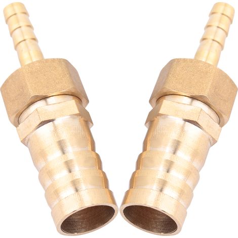 Messing-Schlauchverbinder mit Reduzierstopfen (6 mm-16 mm, 2 Stück) (1/5)