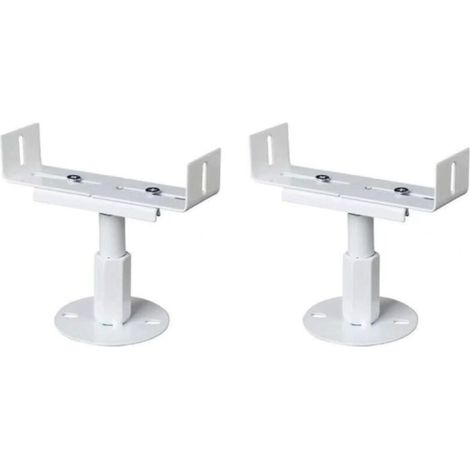 Blanc,Lot de 2 pieds de radiateur, hauteur réglable de 8 à 13 cm, style architectural traditionnel, résistant au sel et au brouillard pour radiateurs en fonte (1/5)