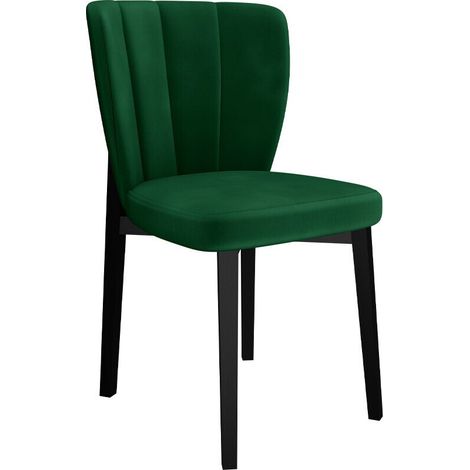 Silla Racine 130, Negro + Magic Velvet 2225, 84x50x55cm, Tapiz, De madera, Aglomerado laminado (1/4)