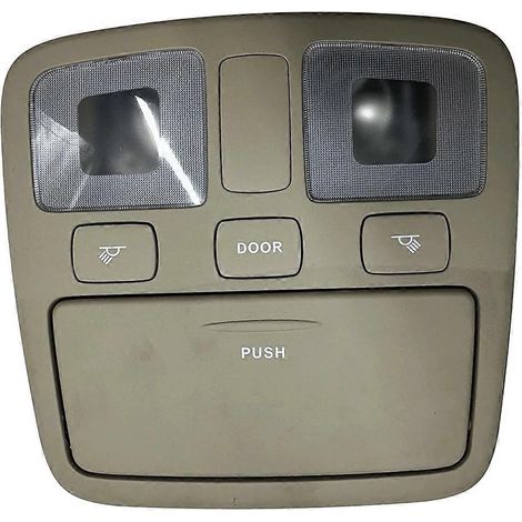 928001E200 Ensemble plafonnier de lecture avec étui à lunettes et interrupteur de toit ouvrant, compatible avec Hyundai Accent 2006-2010, beige Rio (1/5)